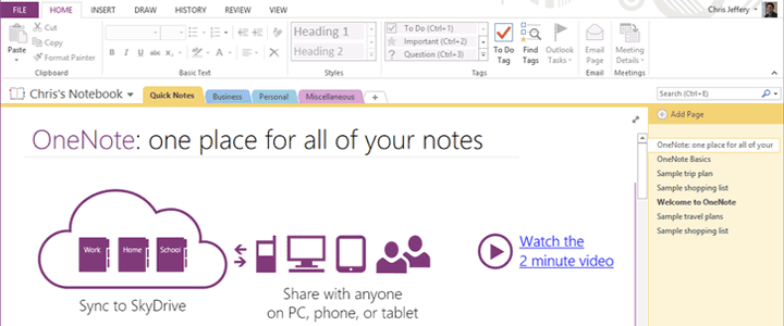 Taking notes to a new level with OneNote - CyberGuru